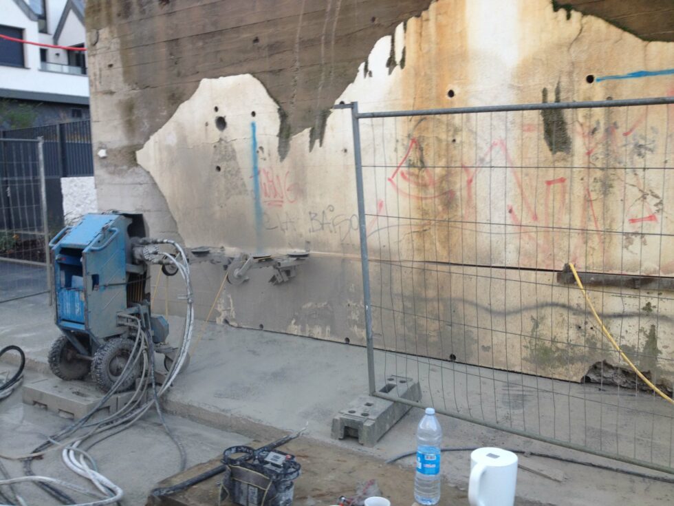 sciage au cable lavigne demolition